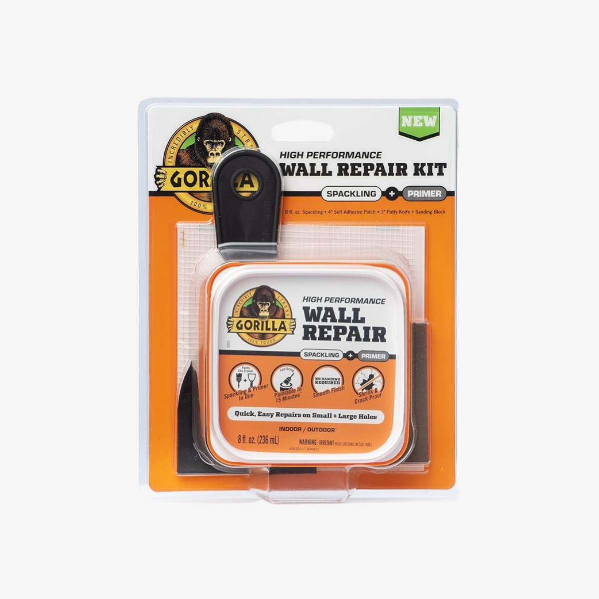 Gorilla Wall Repair Kit Featuring Gorilla