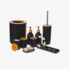 Matte Black Bathroom Accessories Set