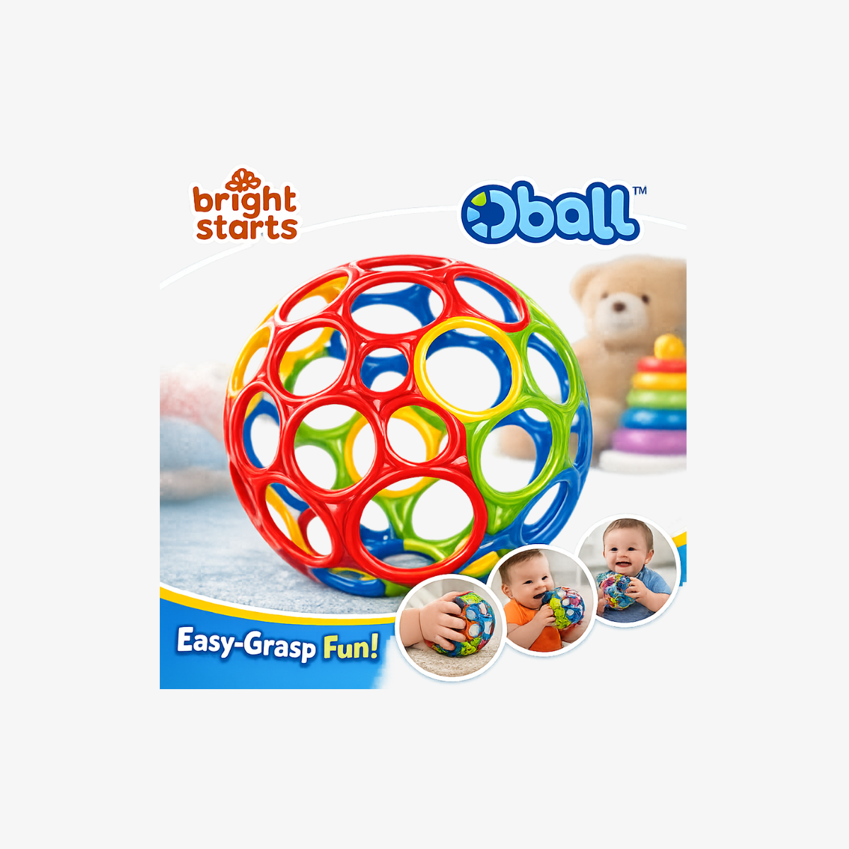 Bright Starts Oball Easy-Grasp