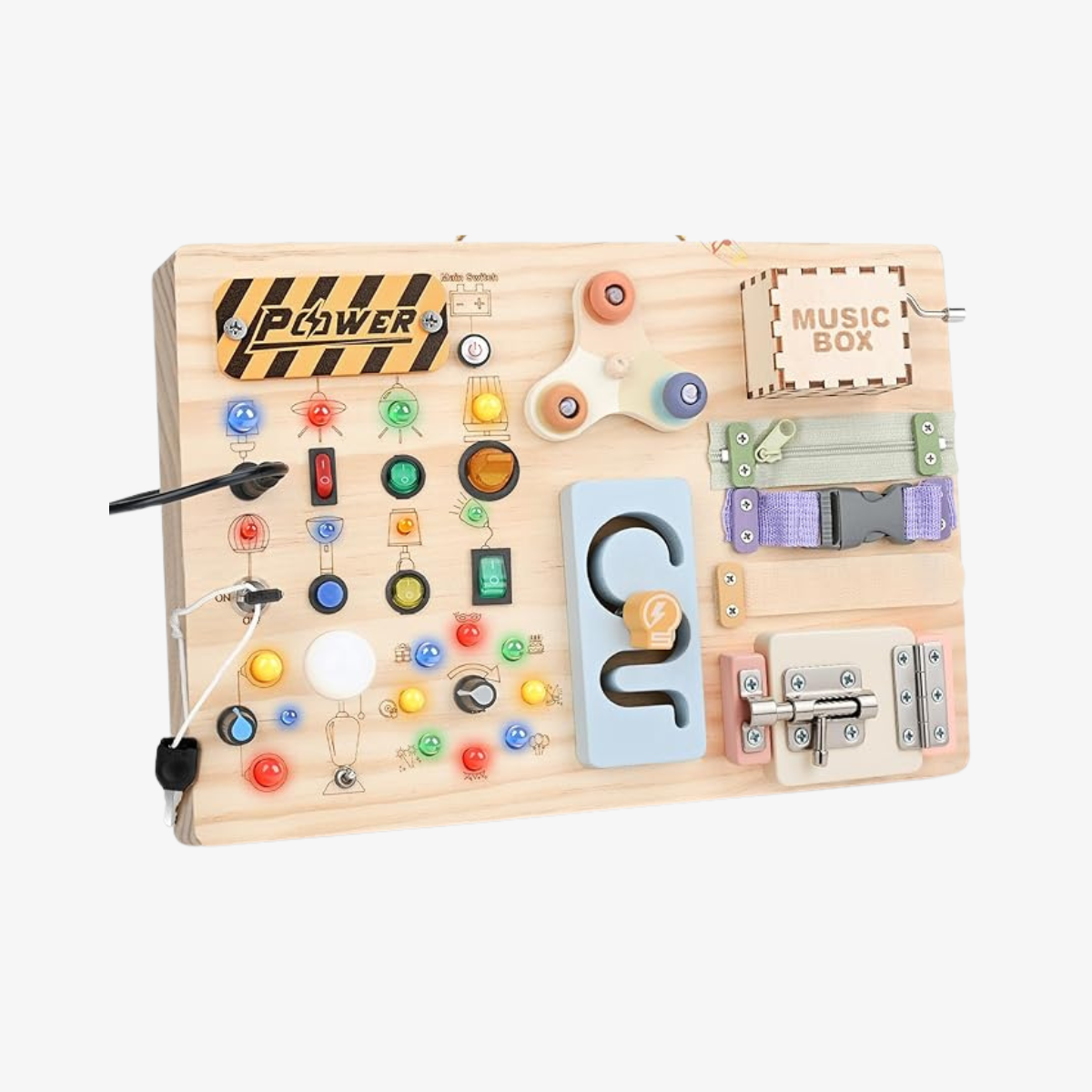 Wooden Busy Board Montessori